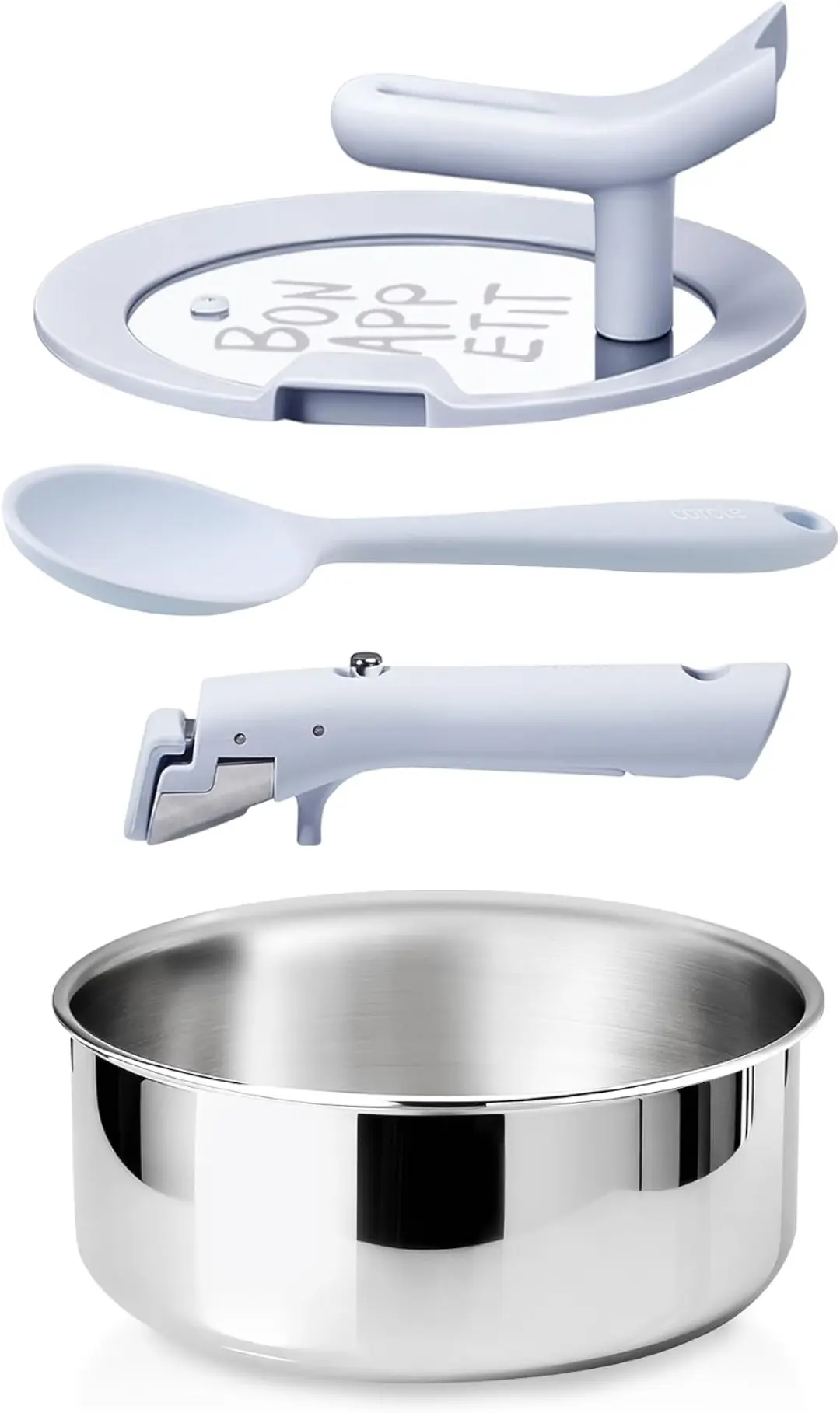 Carote detachable handle stockpot, 3 quarts